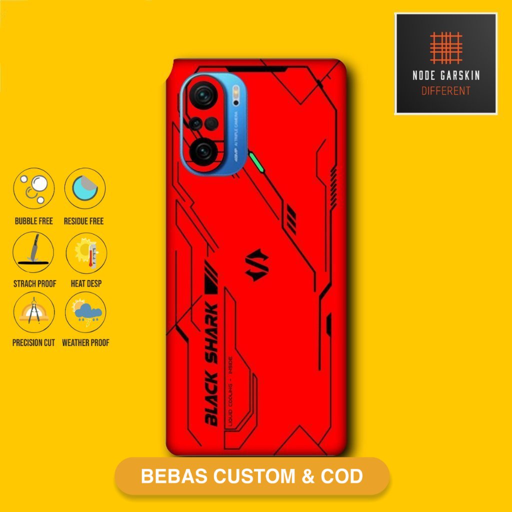 Garskin Skin Vinyl POCO F3 Poco F3 Fullbody Atau Backonly - Bisa Custom - 3 Case Sticker Protector