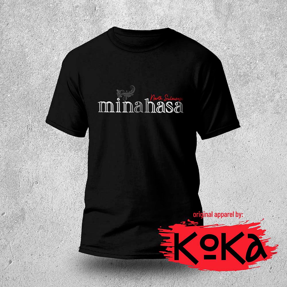 T-Shirt Distro Premium - MINAHASA - Kaos Khas MINAHASA - TNN2
