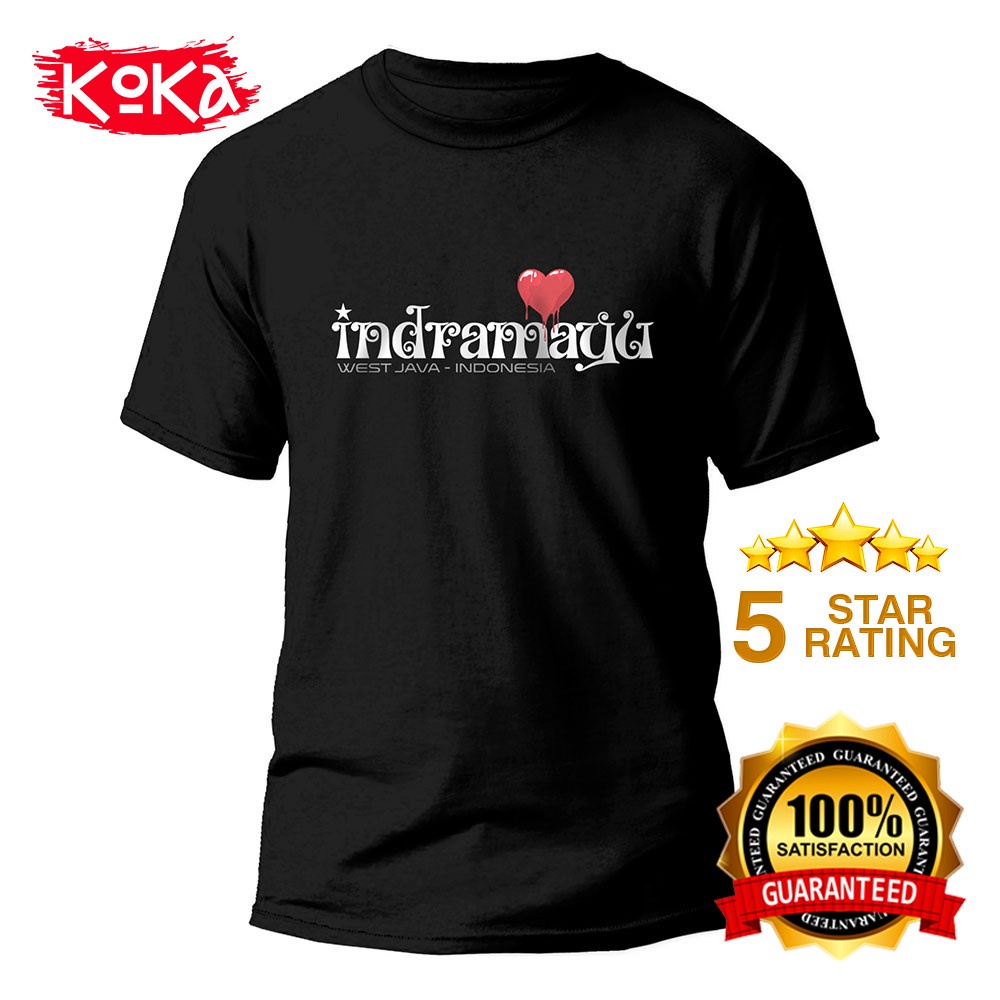 T-Shirt Distro Premium - INDRAMAYU - Kaos Khas Indramayu - IDM1