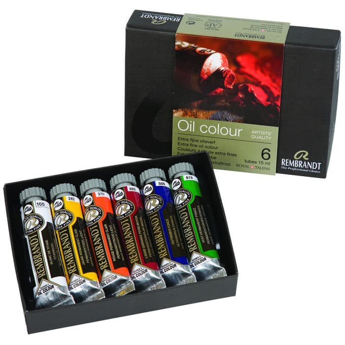 

Rembrandt Set 6 warna x 15 ml