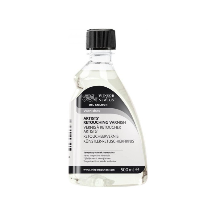 

Winsor & Newton Artists Retouching Varnish 500ml for Oil Painting