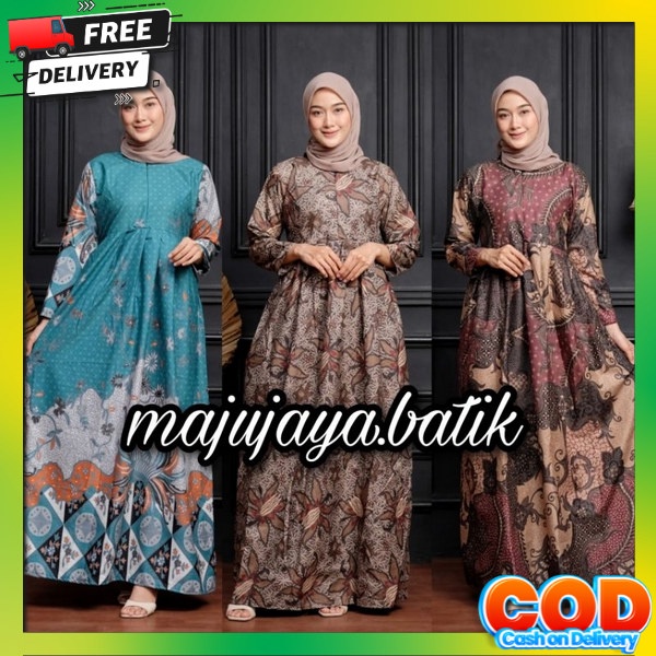 Dress Sarli Wanita Kekinian Dress Dreas Wsnita Syar`I Gamis Casual Elegant Gamis Cewek Cantik Bsju G