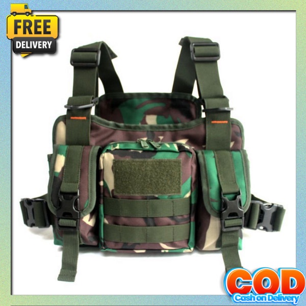 Tas Dada Distro Destro Casual Ras Premium Baepack Rompi Multifungsi Bahan Tebal Tactical Best Qualit