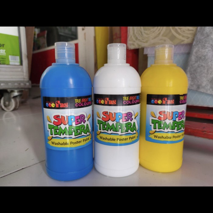 

Promo Fas Super Tempera Washable Poster Paint 500 Ml Satuan