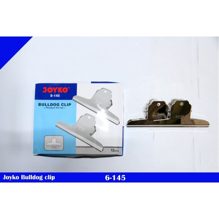 Promo Joyko Pencepit Kertas Besar / Binder Clip / Bulldog Clip Isi 12 Pcs
