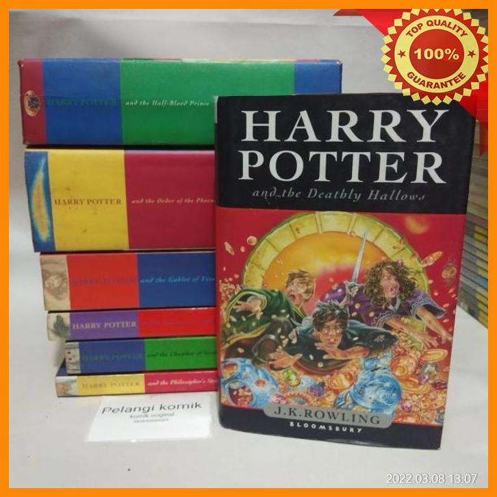 (PLK) NOVEL IMPORT HARRY POTTER BAHASA INGGRIS SET 1-7 BY JK ROWLING