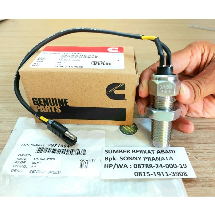 CUMMINS 3971994 MPU ENGINE SPEED SENSOR MAGNETIC PICK-UP UNIT