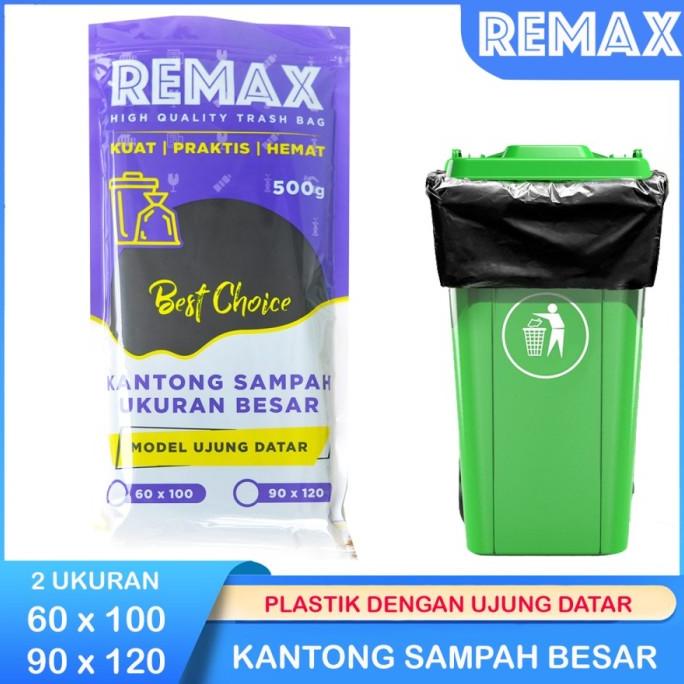 Kantong Plastik Remax Besar Ukuran 60X100 - Plastik Sampah Hitam