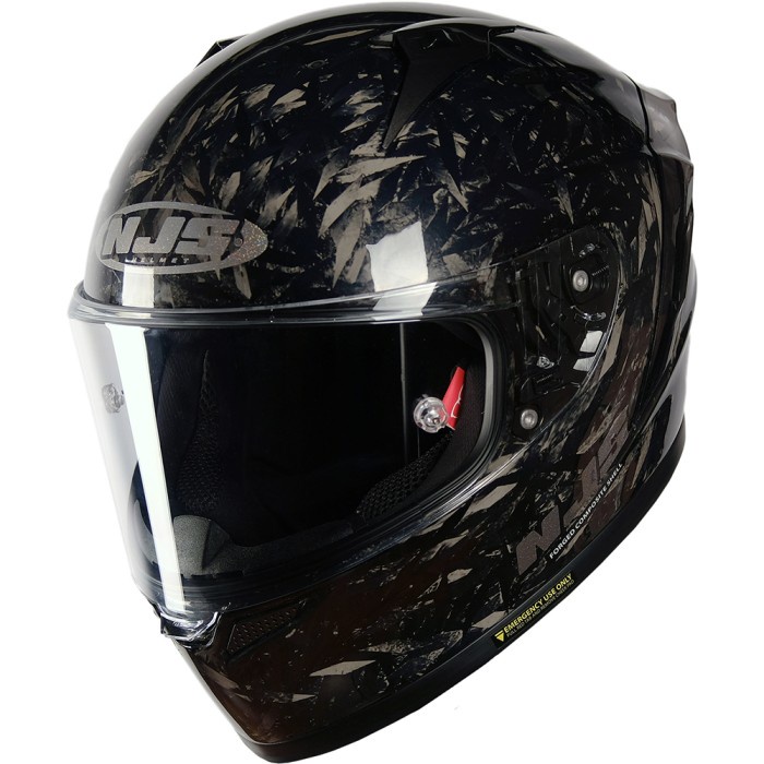 Njs Zx-1R Carbon Forged Gloss/Doff Helm Full Face