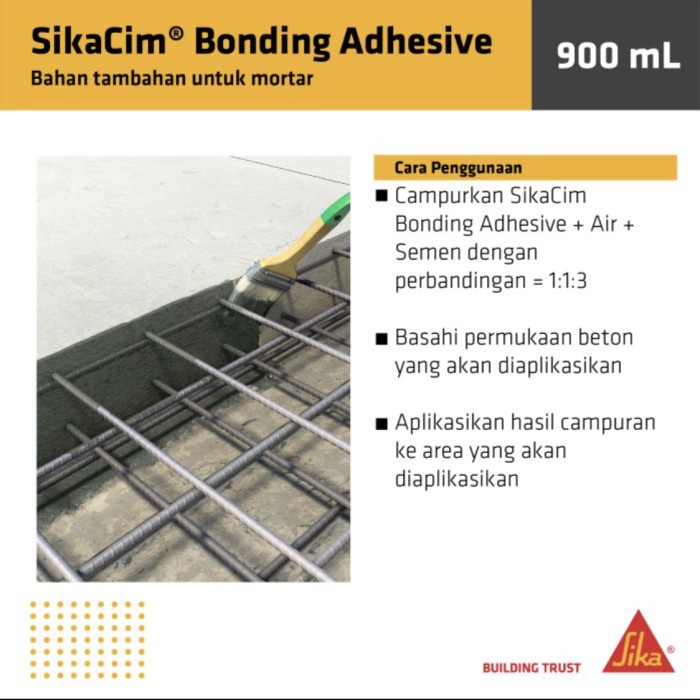 Sikacim Bonding Adhesive Bonding Agent Lem Beton 900Ml