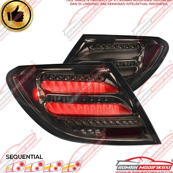 Stop Lamp - Benz W204 C-Class 2012-2014 - Smoke - Led - Sequential