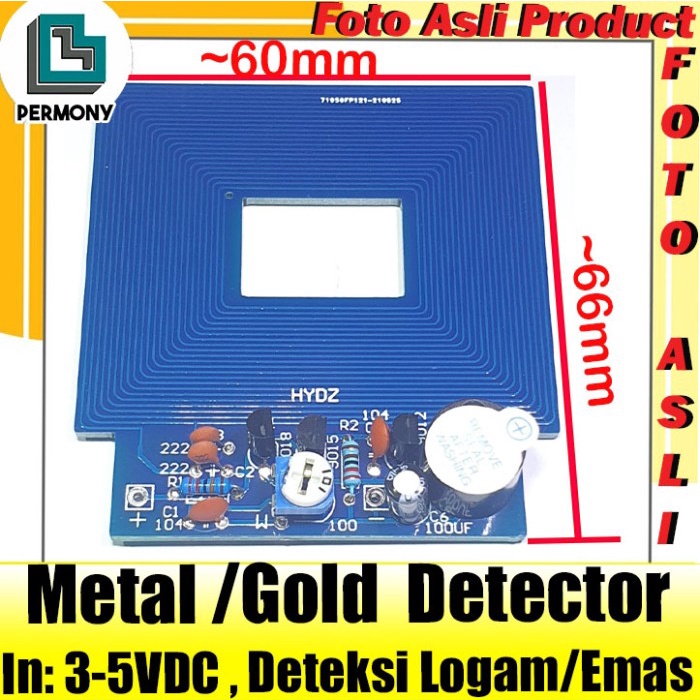 Metal Detector Logam/Emas