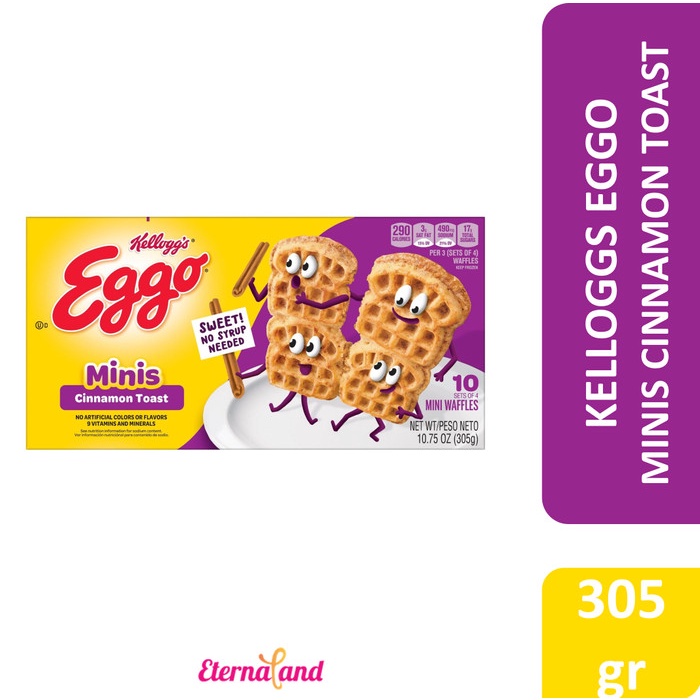 

Kelloggs Eggo Waffles Cinnamon Toast - Kelloggs Eggo Frozen Waffles