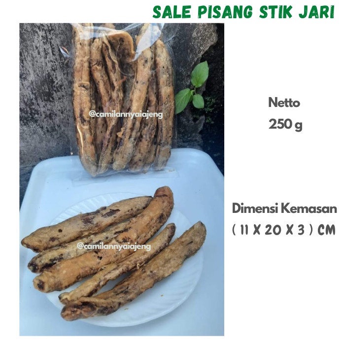 

Sale Pisang Jari Stik Goreng Manis Gurih