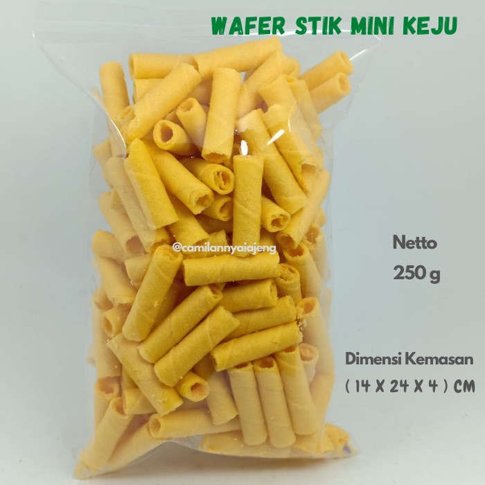 

Astor Wafer Stik Mini Roll Rasa Keju Cream Camilan Kiloan 250 G