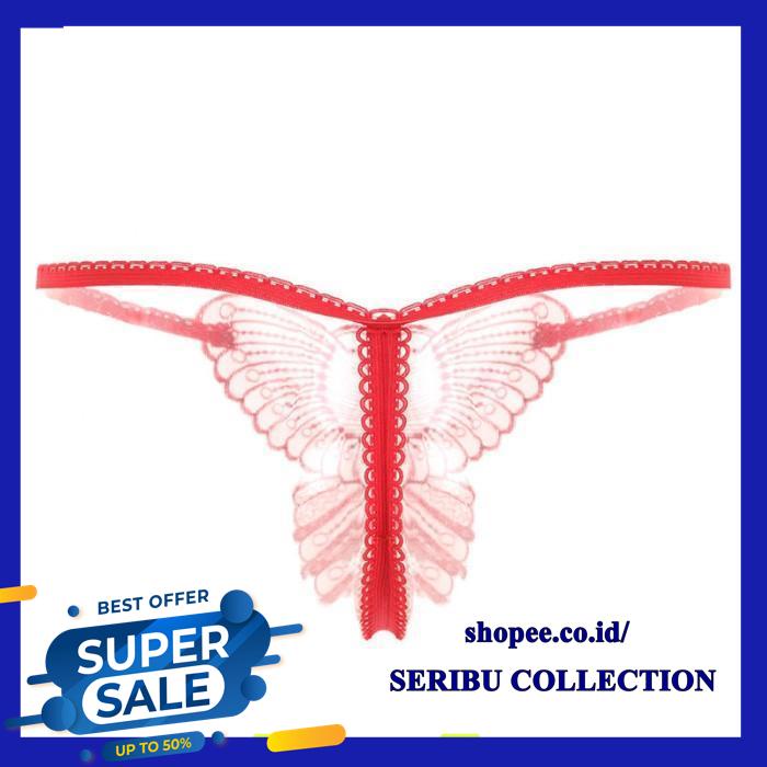 GSTRING CD WANITA CELANA DALAM SEXY TRANSPARAN LINGERIE THONG  HIGHT QUALITY !!
