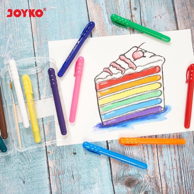 

Murah Silky Crayon Krayon Halus Joyko SLC-A-12 Warna Colors Promo