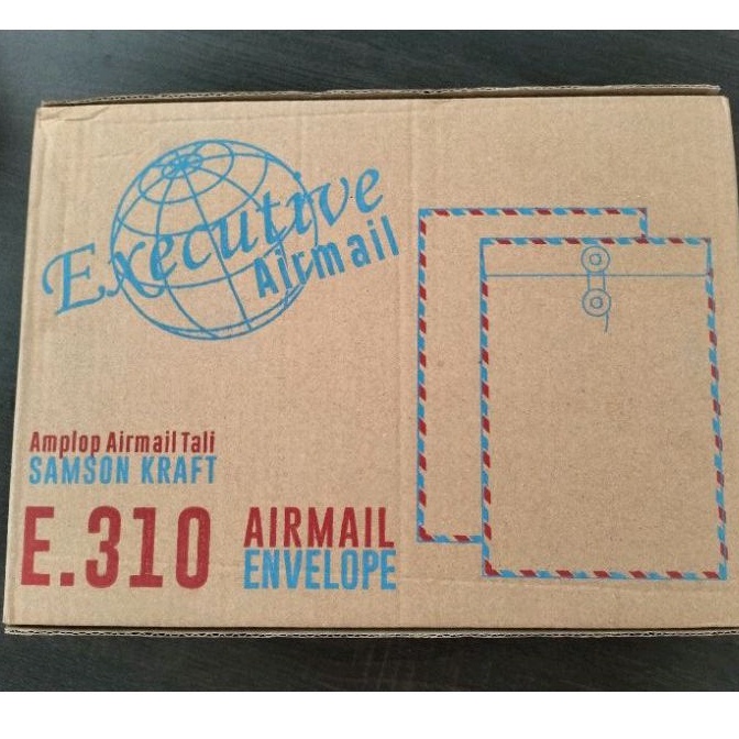 

Amplop Airmail Tali/Executive Airmail/ Samson Kraft E-310 @50