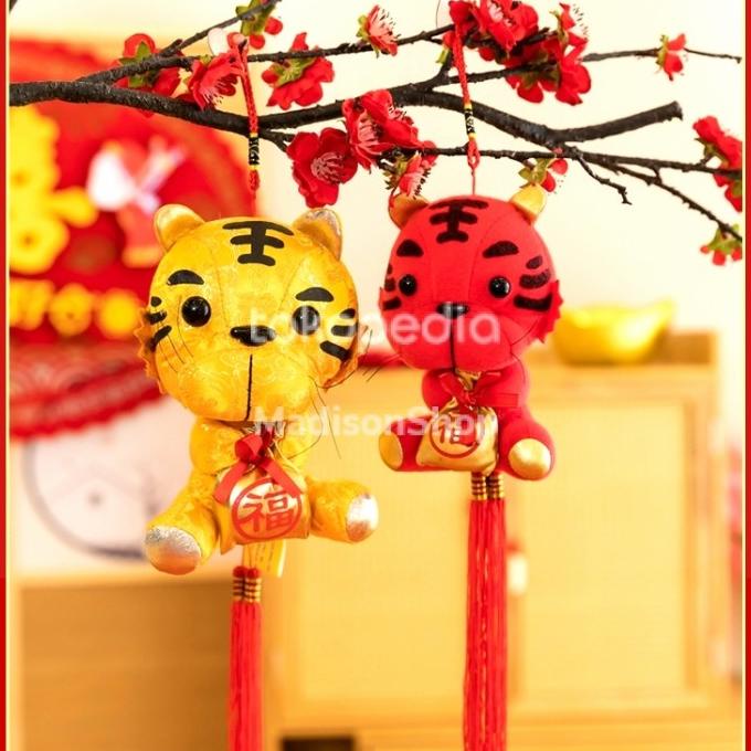 

Sale Gantungan Imlek Boneka Macan 2022 Dekor Pohon Meihwa Boneka Tiger Original