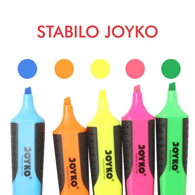 

Best! Stabilo Joyko Highlighter ( 1pak/10pcs ) ,.