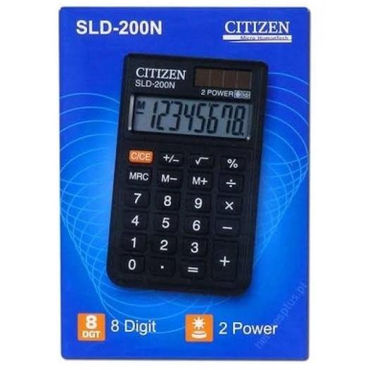 

Citizen Sld-200N - Kalkulato Saku / Pocket Calculator Sld 200 N Kode 1030