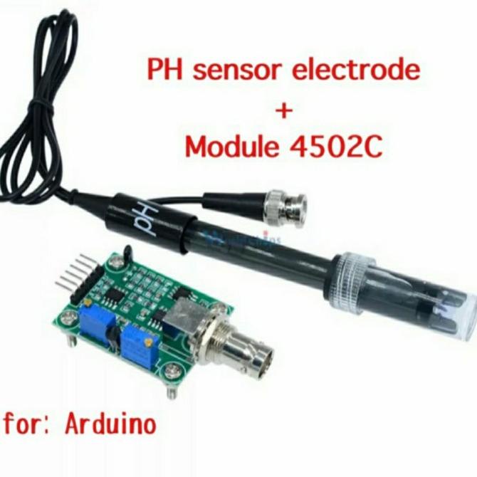 COD PH SENSOR + MODULE UNTUK ARDUINO PH-4502C