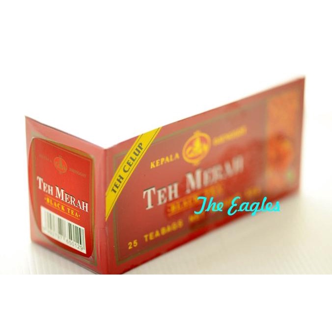 

Teh merah black tea celup kepala djenggot oleh khas Solo 50 gr 25 teab