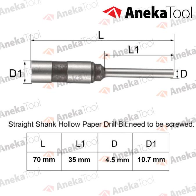 

Mata Bor Kertas Uchida Uk. 4.0 / 4.5 Mm Pembolong Kertas Paper Bag Kode 471