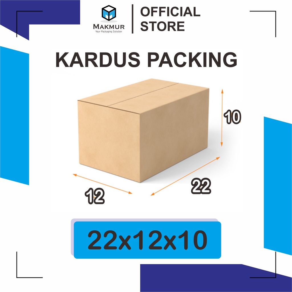 

Promo Kardus Packing Box Kotak Polos Dus 22X12X10 Tebal Murah Terlaris