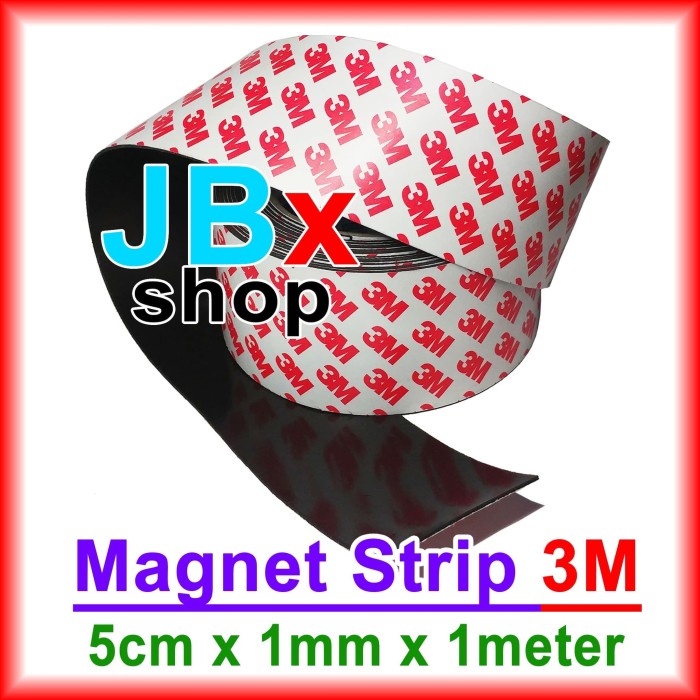 

Terbaru Magnet Lembaran Strip 3M. Panjang 1M X 50Mm X 1Mm (Pxlxt) Promo Terlaris