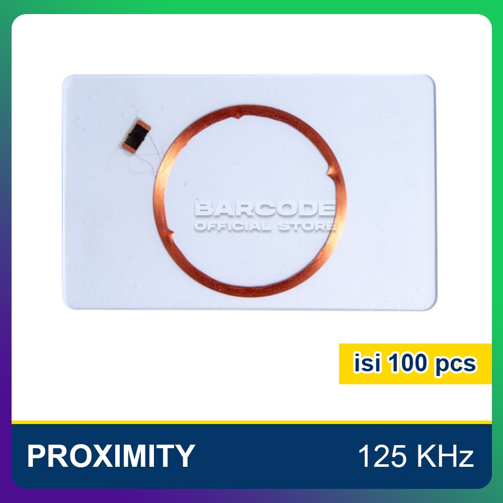 

1 Pa Proxity 125 Khz Kartu Rfid Pvc Id Polos Blank Card 125Khz Isi 100 Pcs