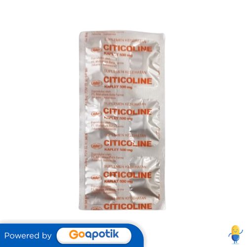 CITICOLINE MAHAKAM 500 MG STRIP 6 KAPLET
