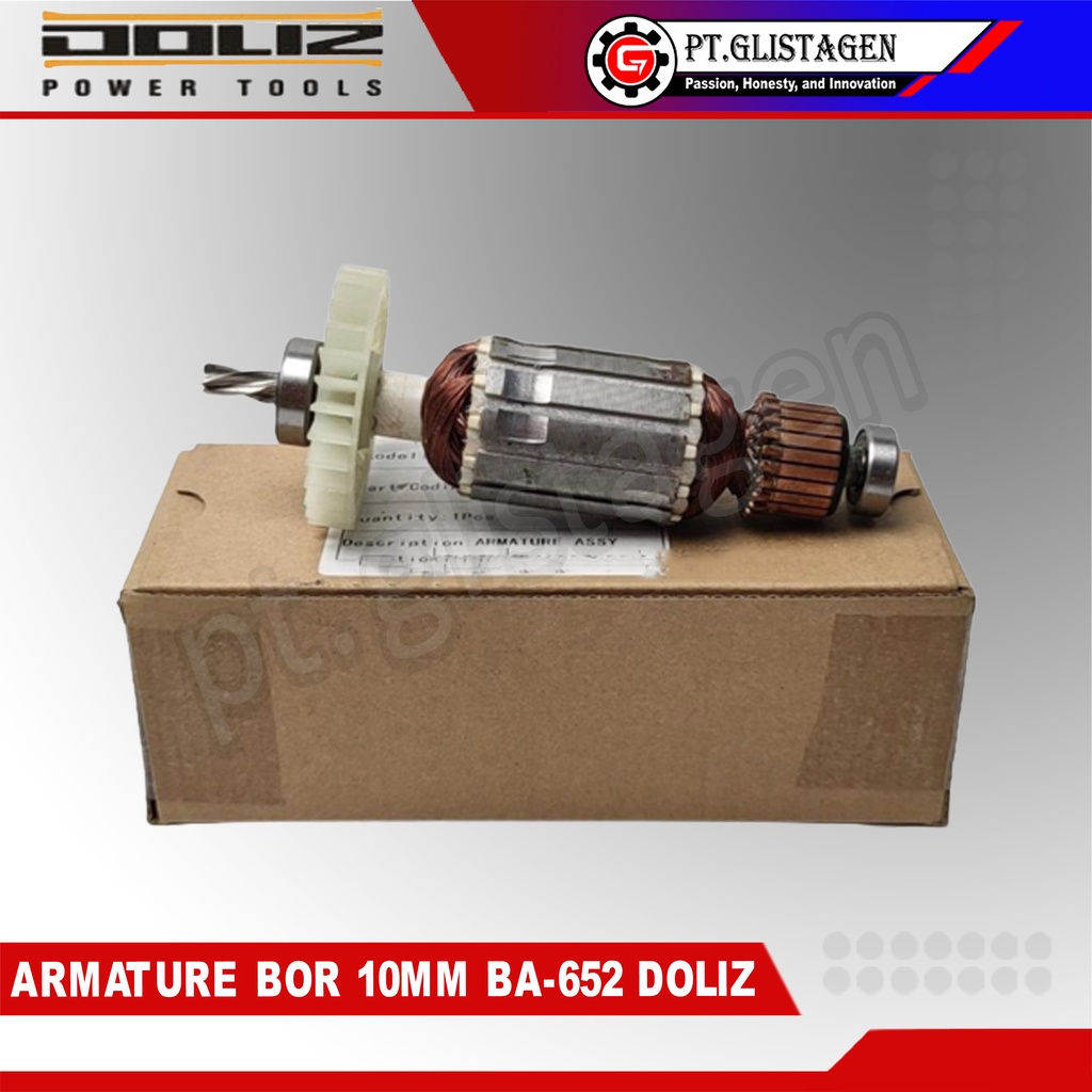 DOLIZ BA652 Armature Angker Mesin Bor Doliz 10mm ORIGINAL