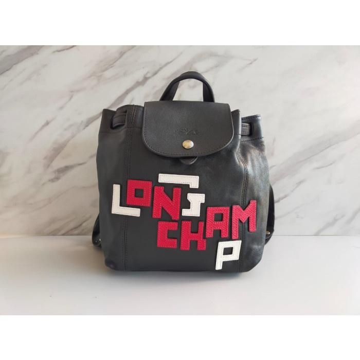 TAS BRANDED CUIR LGP BACKPACK BLACK