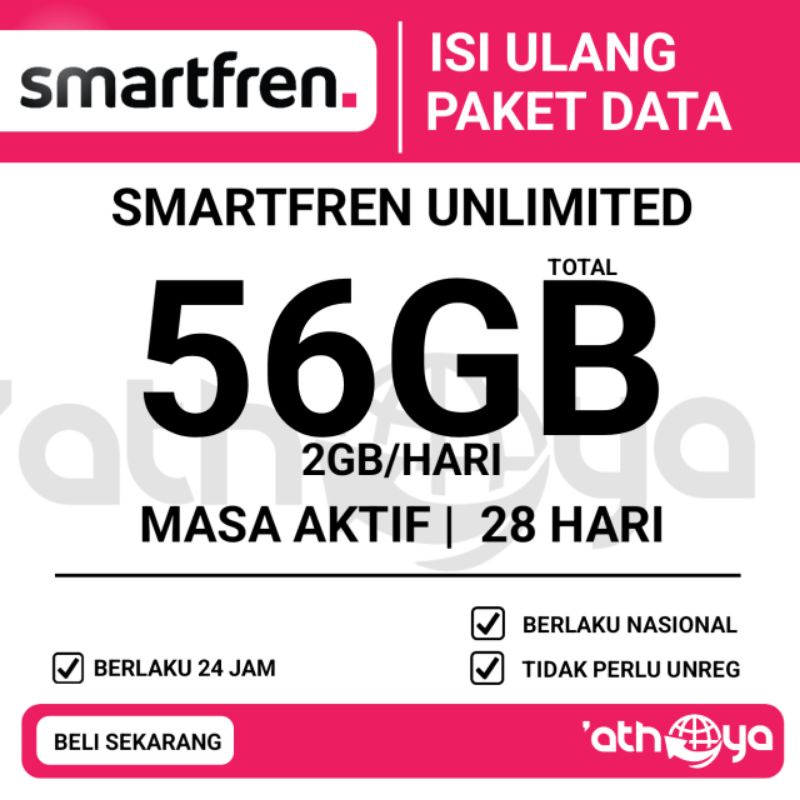 Kuota Smartfren UNLIMITED Paket data VOUCHER SMARTFREN