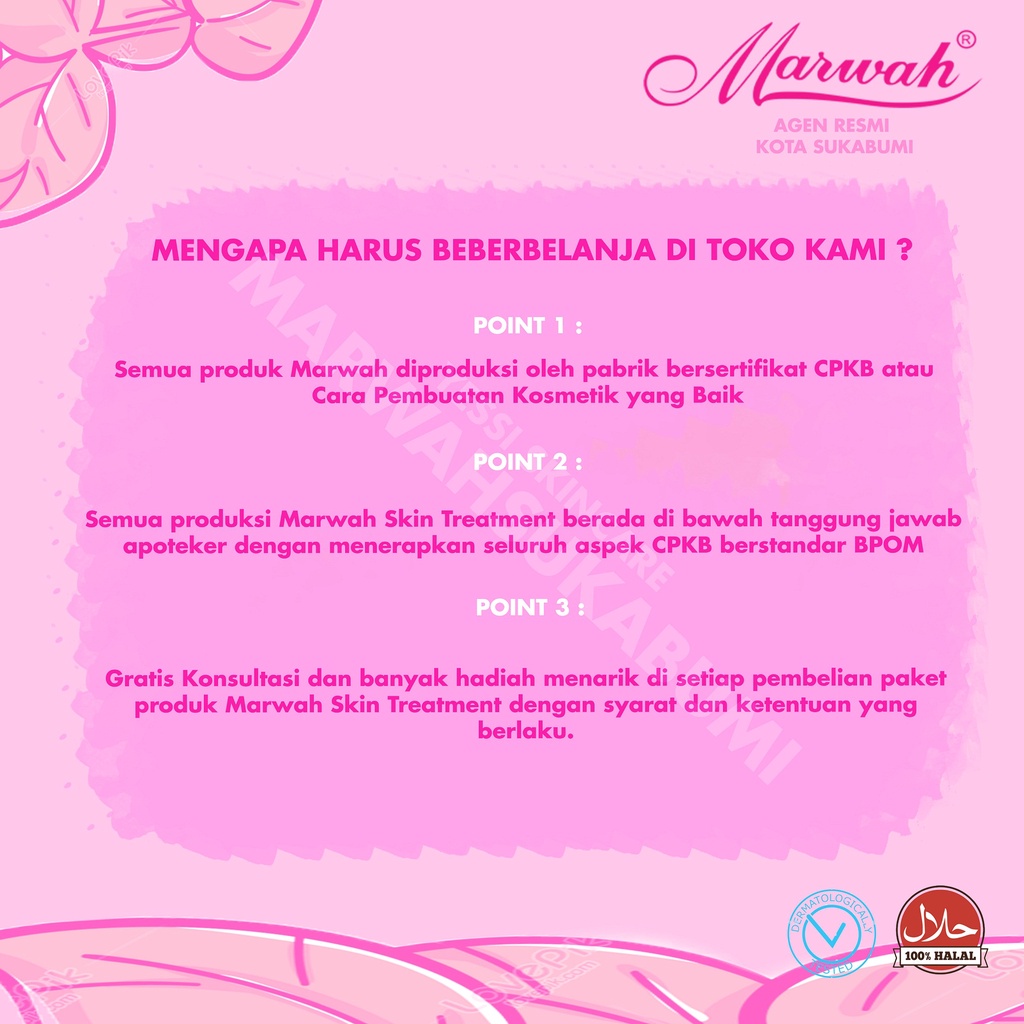 Skincare Marwah Anti Aging Spesial Untuk Flek Hitam Tebal Membandel