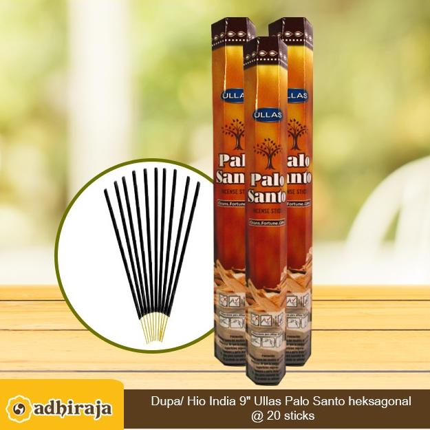 #@#@#@#@] Dupa Hio India Wangi Palo Santo Ullas heksagonal 9" @20 sticks