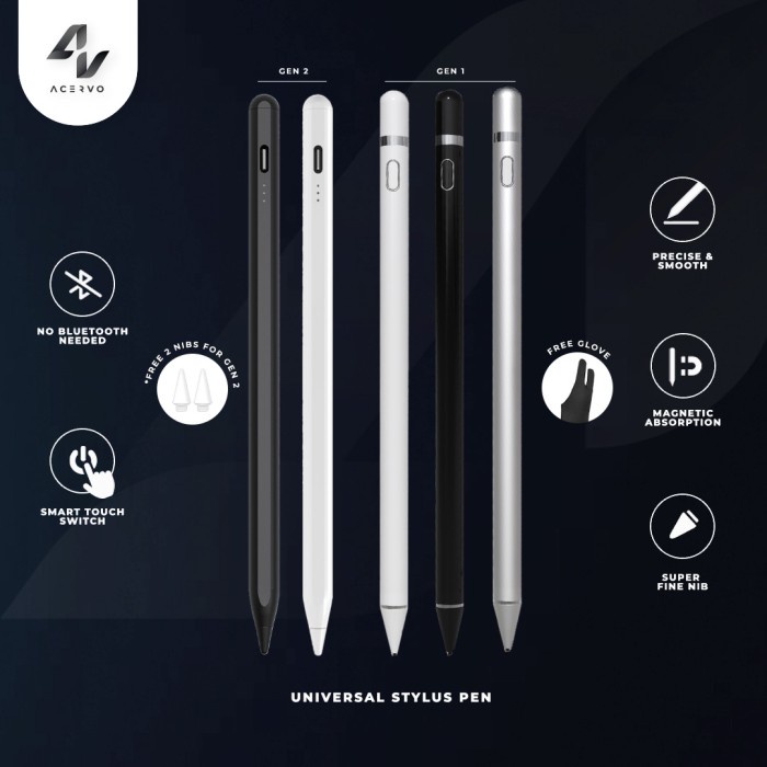 Promo Universal Stylus Pen Active For Tablet, Android, Samsung, Xiaomi, Oppo