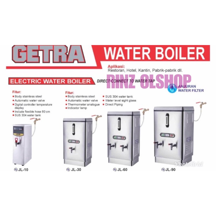 ✨Ready Jl-10 Electric Water Boiler Getra Jl10 Automatic Stainless Berkualitas