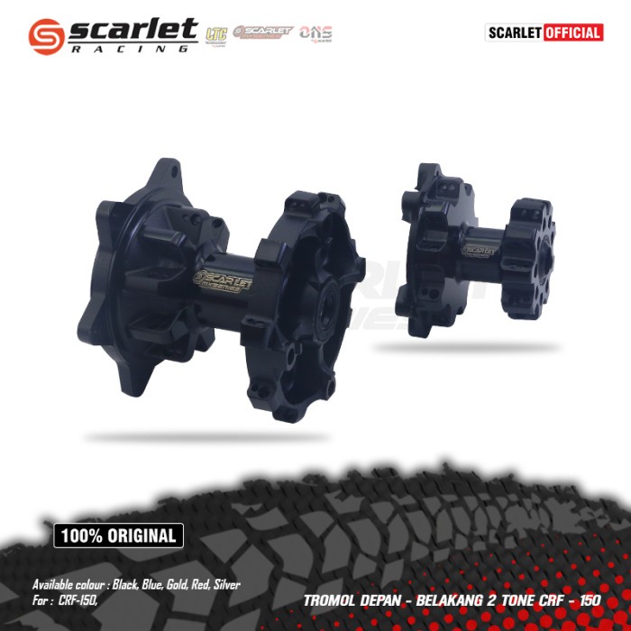 Promo Scarlet Racing Tromol Crf 36H 2 Tone