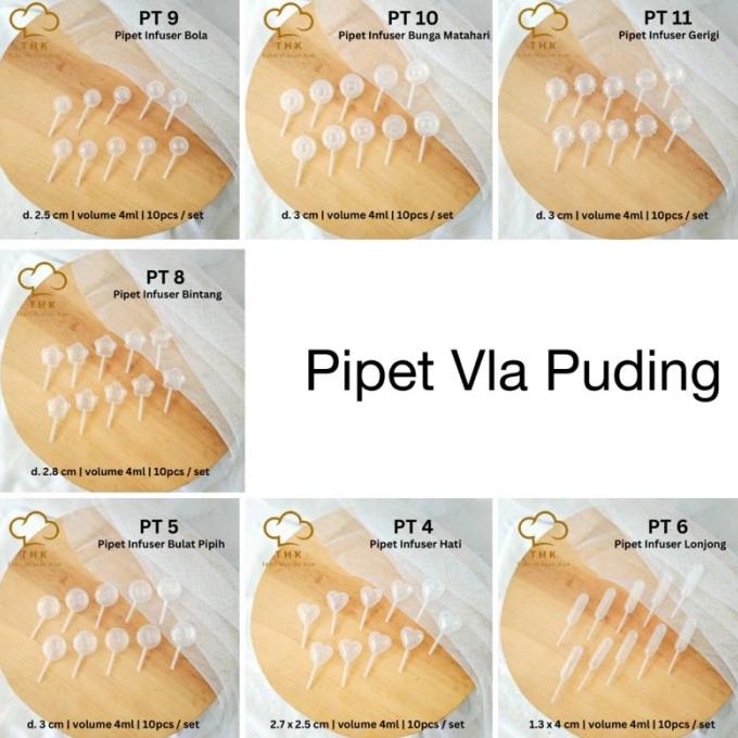 

*#*#*#] PT - (10pcs) Plastic pipet infuser Vla Fla Puding