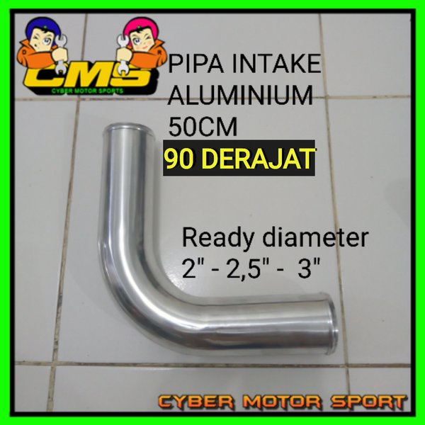 Pipa Aluminium Sudut 90 derajat. pipa intercooler. pipa turbo. Pipa filter udara mobil universal.