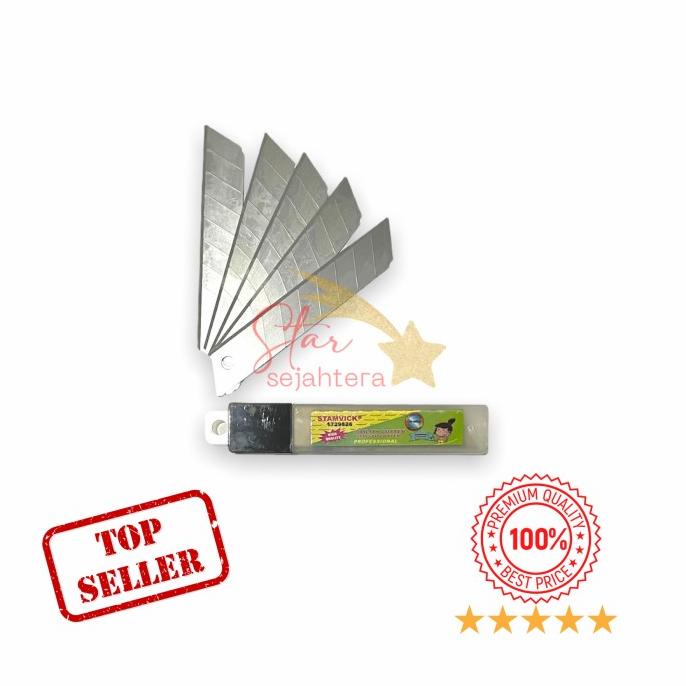 

'+'+'+'+] Isi Ulang Mata Pisau Cutter Besar Tajam Kaku Refill Refil Berkualitas