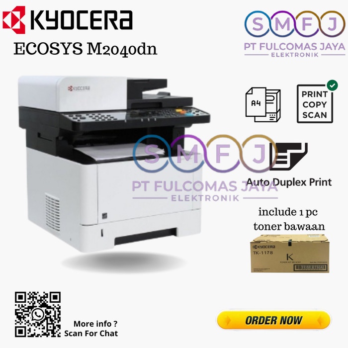 Katlen Mesin Fotocopy Kyocera Ecosys M2040Dn Garansi Resmi