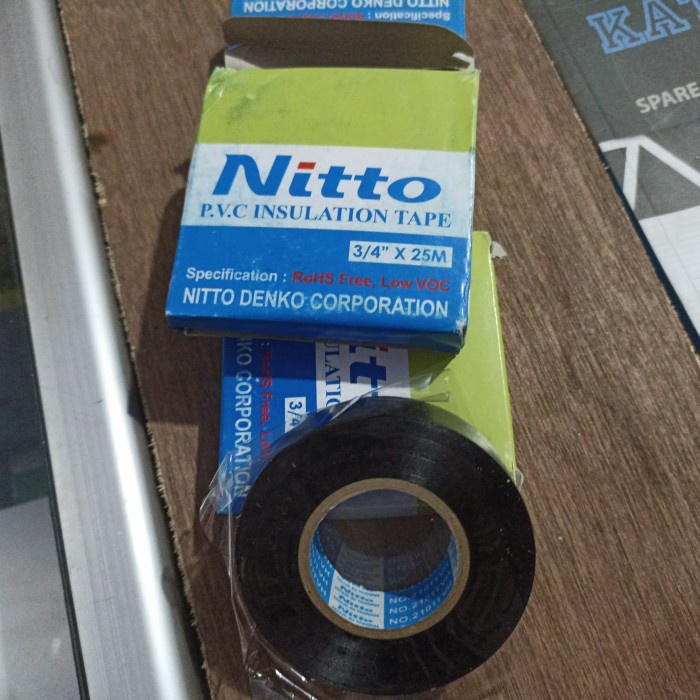 *#*#*#] isolasi listrik / isolasi kabel Nitto warna hitam