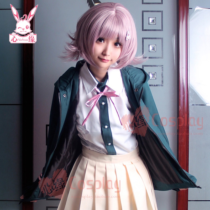 Danganronpa cosplay 2 Nanami ChiaKi cosplay costume and Nanami ChiaKi wig