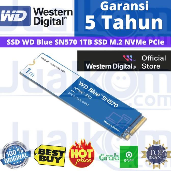 Jual SSD WD Blue 1TB M.2 NVME WD Blue 1 TB SN570 NVME