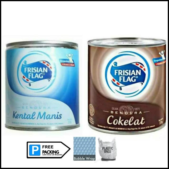 

HOT DEAL SUSU BENDERA KENTAL MANIS FRISIAN FLAG KALENG 370G PUTIH / COKELAT TOP !!