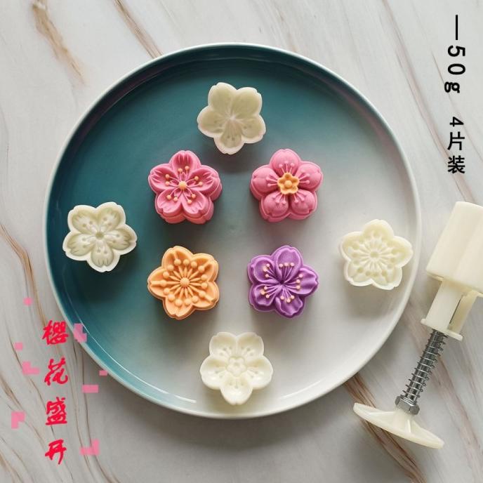 #####] cetakan sakura kue kering cetakan nastar mini cetakan Mooncake mini