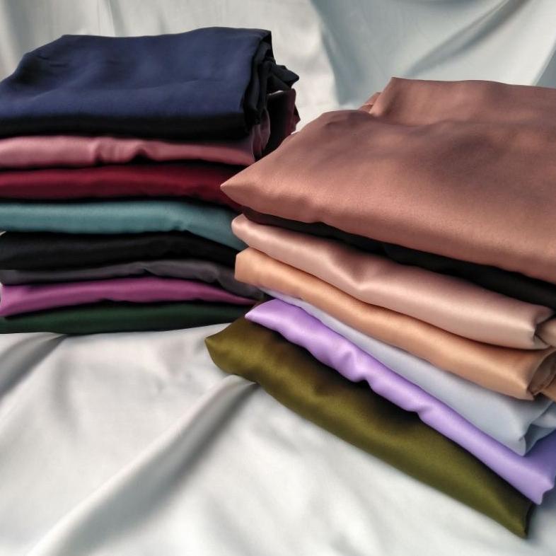 New Rok lilit satin // satin wrap skirt // bawahan kebaya // rok polos // rok satin .,
